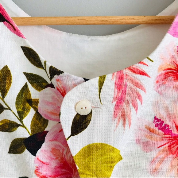 ZARA GIRLS Floral Cotton Party Dress - Picture 10 of 14